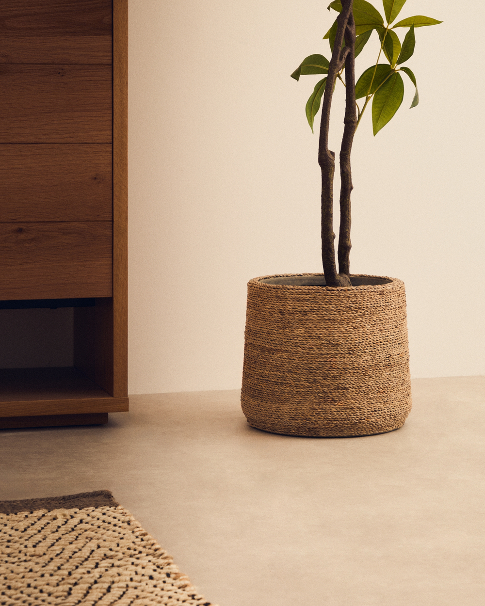 Набор Sigal из 2 цементных горшков для растений Ø 24 см / 31 см