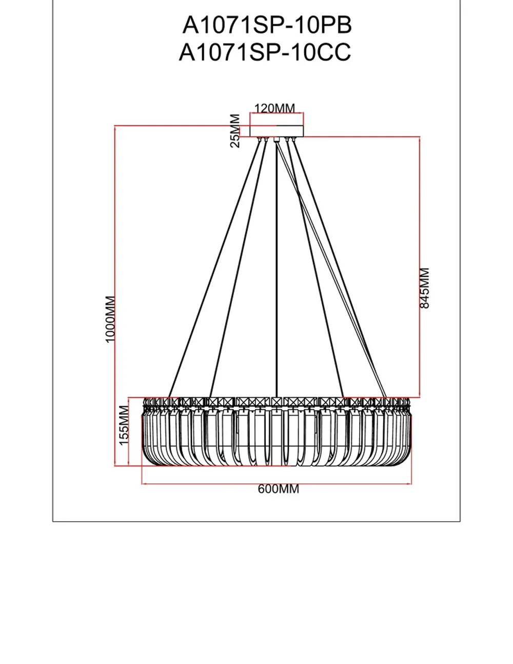 Подвесная люстра Arte Lamp MAYOTTE