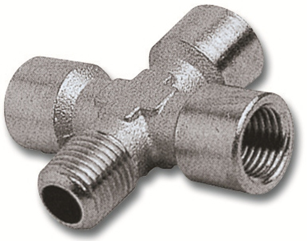 Переходник GAV 1259/2 253/2 крест FFFM 1/4