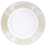 Поднос пластиковый «Кристалл» 33см золотой песок