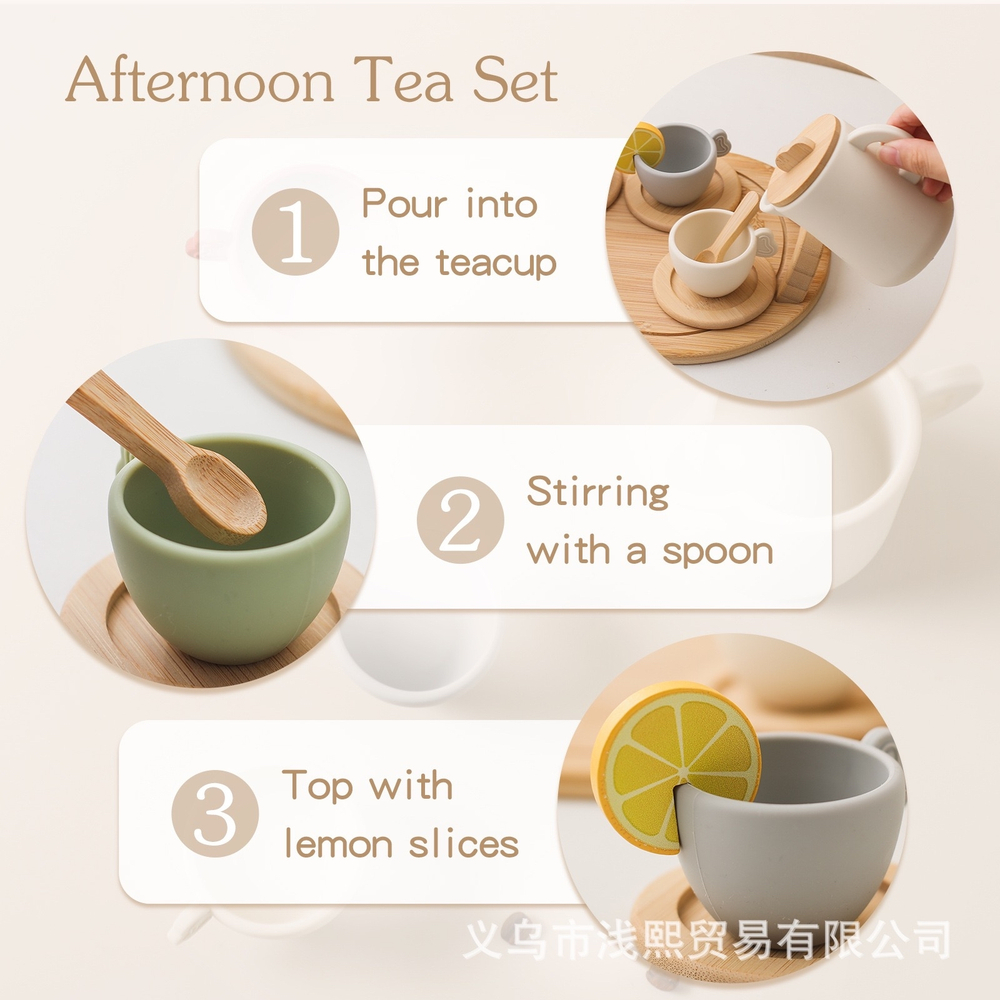 Игрушка Набор Tea-set из дерева