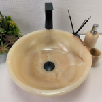 Раковина из оникса Bowl Yellow TinLip BO-62966 40*40*15 140