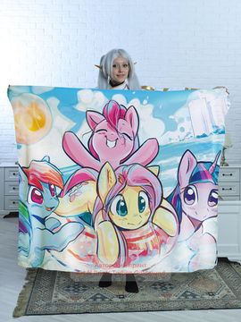 Плед Пони арт. 118 (флис), 150х130 и 200х140 см