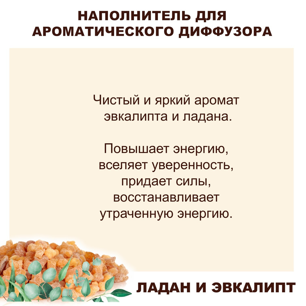 ЛАДАН И ЭВКАЛИПТ - Наполнитель для ароматического диффузора