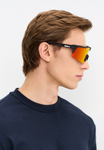 Спортивные очки с диоптриями 100% Speedcraft SL / Soft Tact Black / HiPER Red Multilayer Mirror Lens