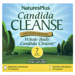 NaturesPlus, Очищение от кандиды, программа на 7 дней, 2 бутылочки по 28 капсул