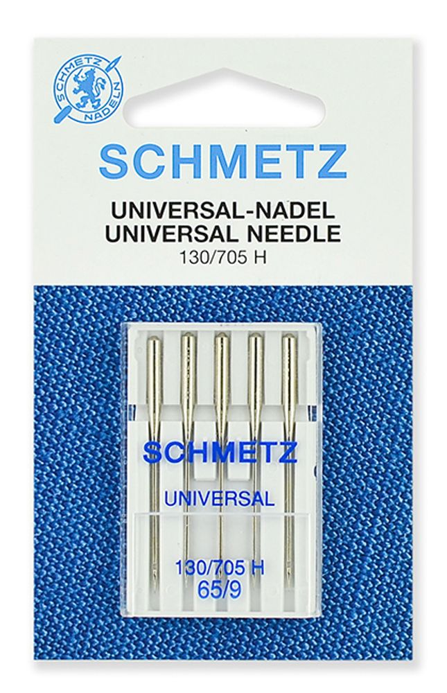 Иглы универсальные Schmetz 130/705H № 65, уп.5 игл