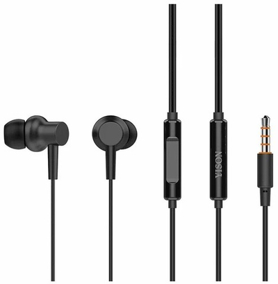 Проводные наушники Yison X2 Stereo Sound Wired Earphones White