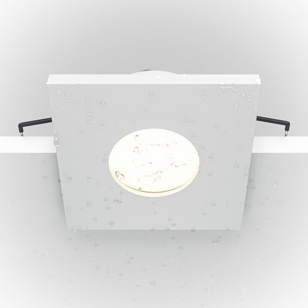 Встраиваемый светильник Maytoni Stark DL083-01-GU10-SQ-W