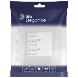 Рамка для розеток и выключателей ЭРА Elegance 14-5001-01М на 1 пост, белый матовый