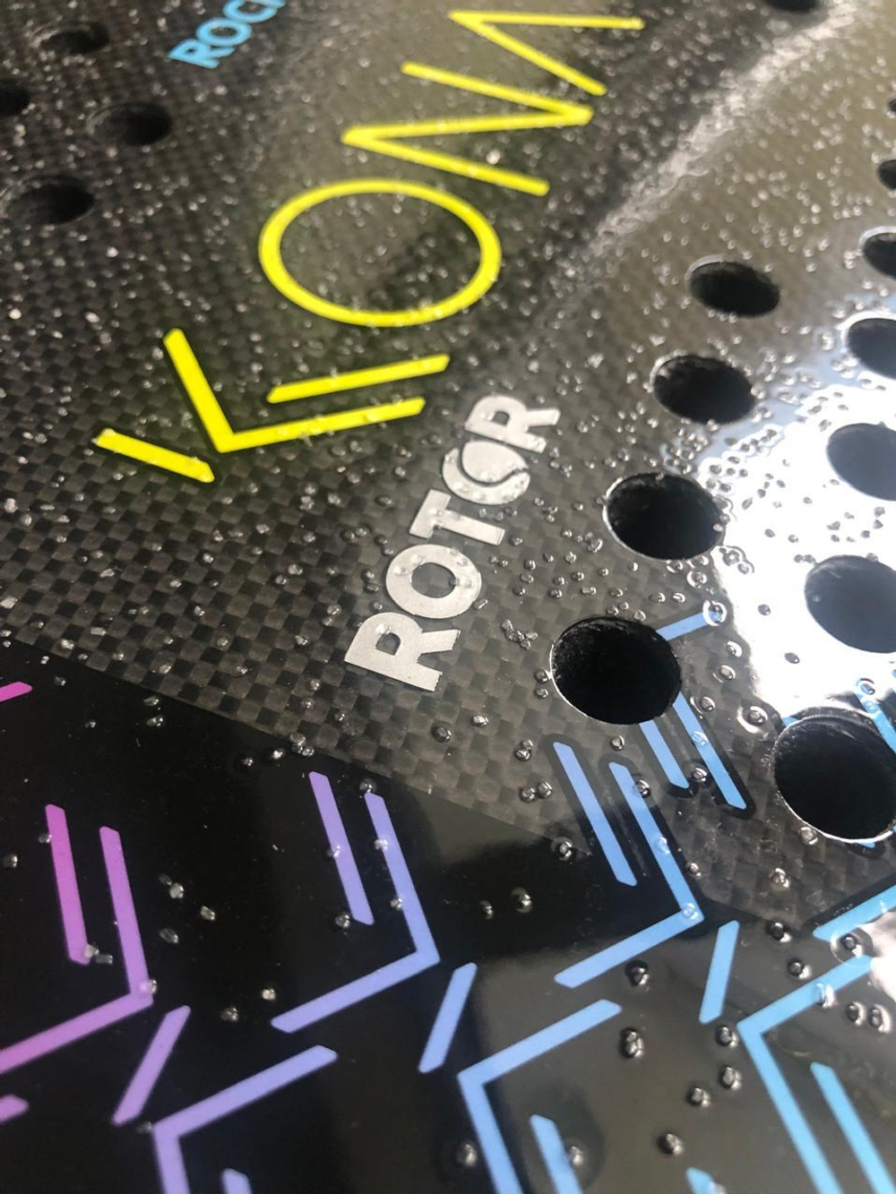Ракетка Rocket yellow Kona с дополнительным нанесением «Rotor»