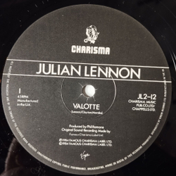 Винтажная виниловая пластинка LP Julian Lennon Valotte (UK 1984) 45 RPM Maxi Single