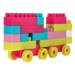 Конструктор блочный 100 элементов, сумка 5549