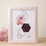 Фоторамка 15*20см «Флоренция» бледно-розовый, пластик