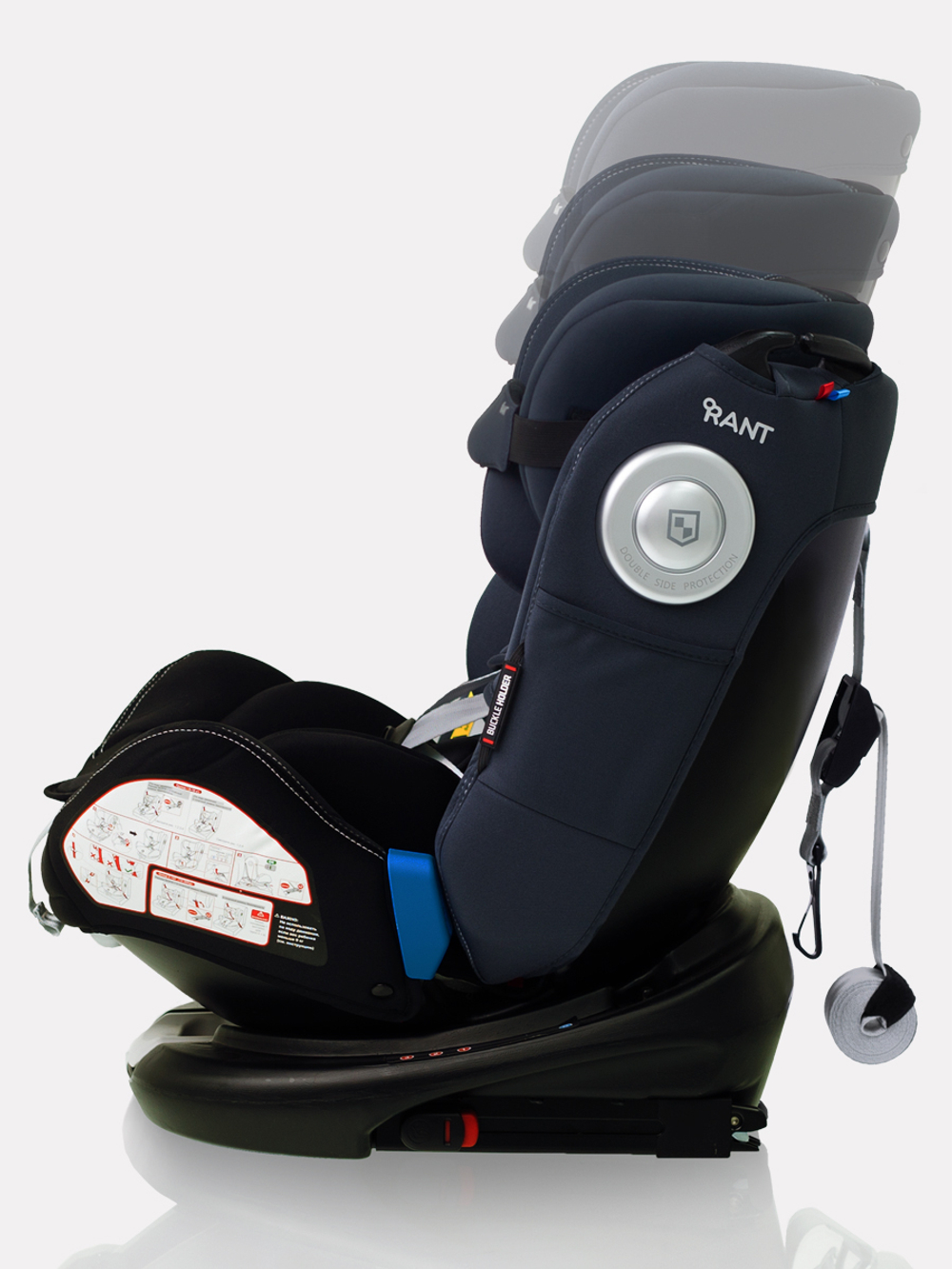 Автокресло C05001 "GT NEW" isofix Top Tether группа 0+-1-2-3  (0-36 кг) techno