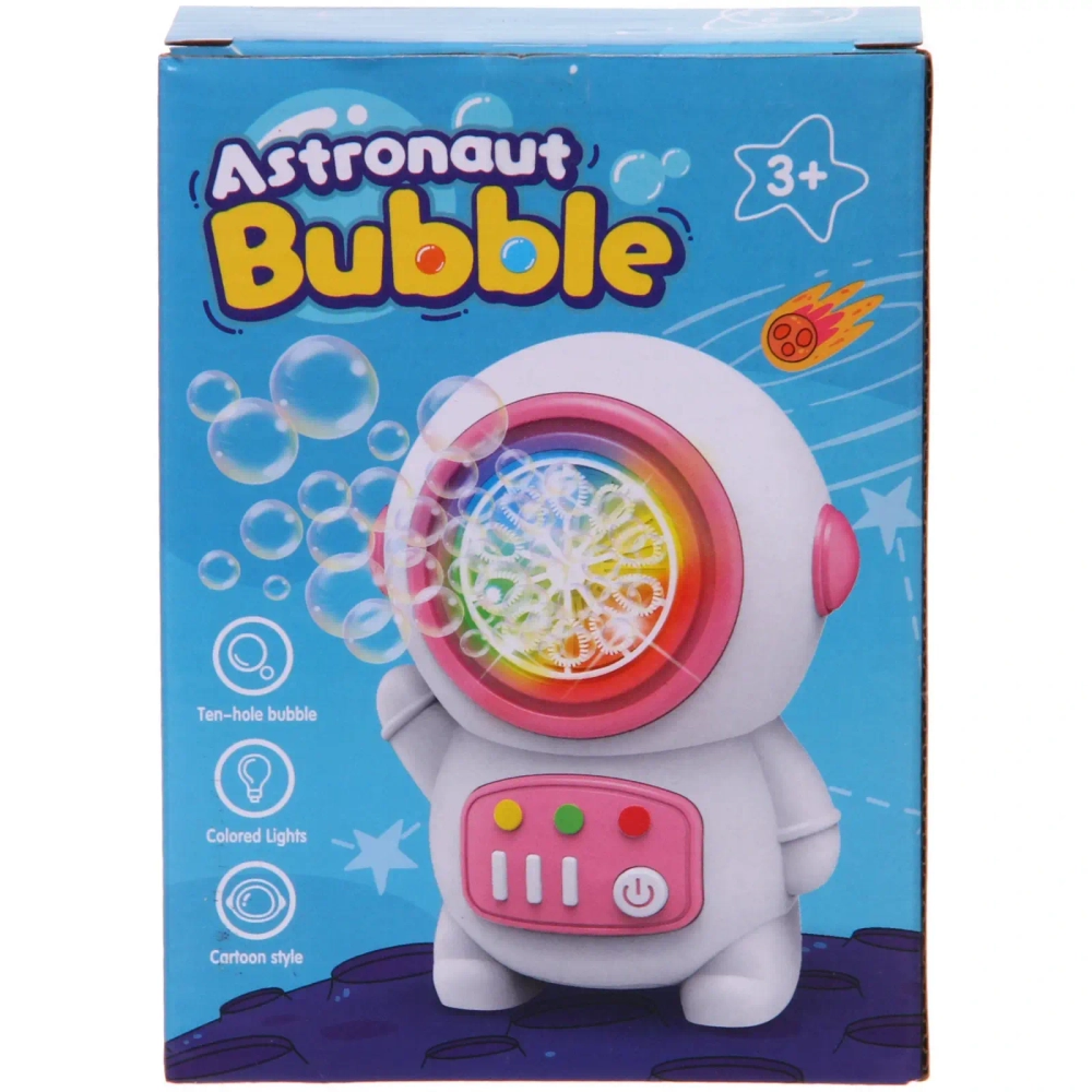 Мыльные пузыри «Spaceman», генератор, 14 см, 40 мл, на батарейках (АА 4 шт, в компл не входят)