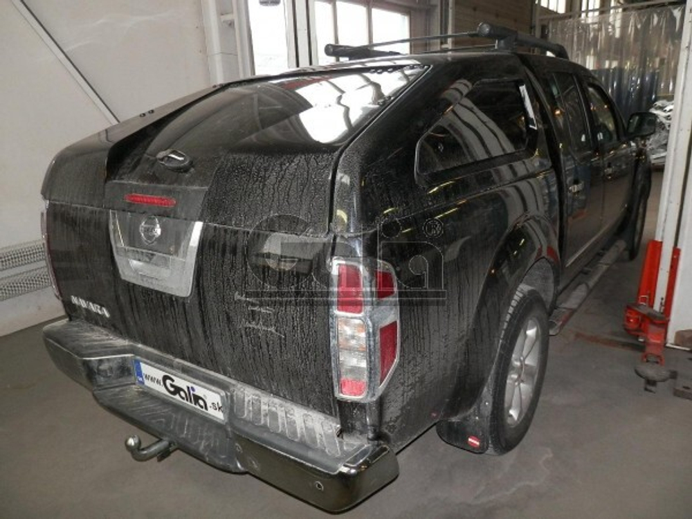 Фаркоп оцинкованный Galia N052A для Nissan Navara D40 2005-(паспорт и сертификат в комплекте)(без электрики)
