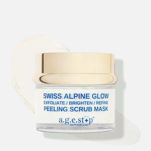 AGESTOP SWITZERLAND Swiss Alpine Glow Peeling Scrub Mask Эффективный пилинг без покраснения и раздражения, 50 мл