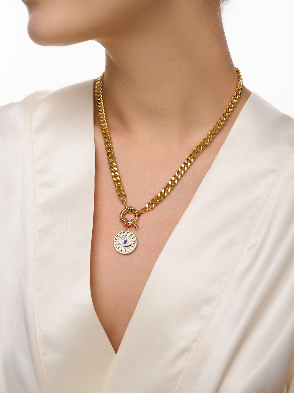 Колье "Eye" Gold