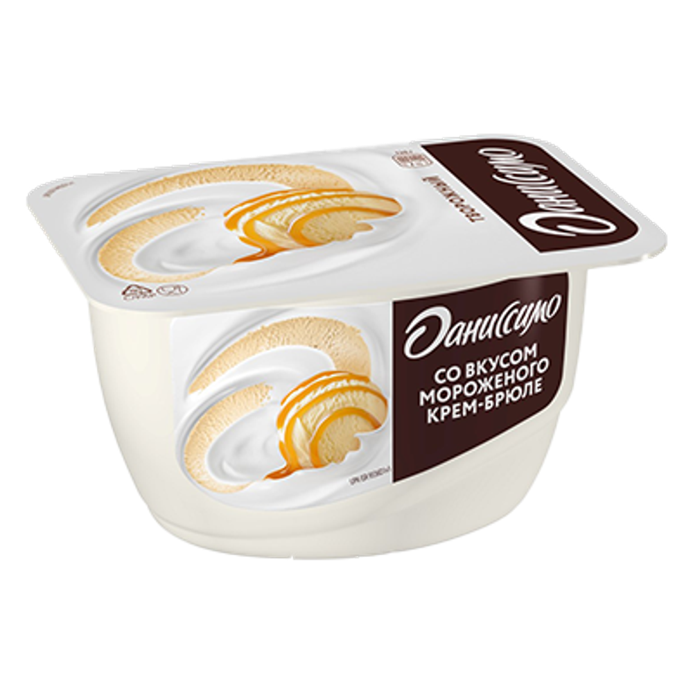 Продукт творожный Даниссимо со вкусом мороженого крем-брюле 5,5%, 110г