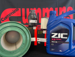 Комплект для ТО с маслом ZIC X5 и высоким воздушным фильтром Газель Cummins ISF 2.8