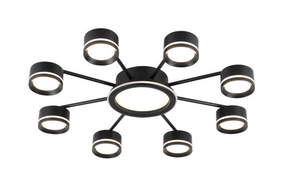 9502/8+1 BLACK (1) Люстра (RL)