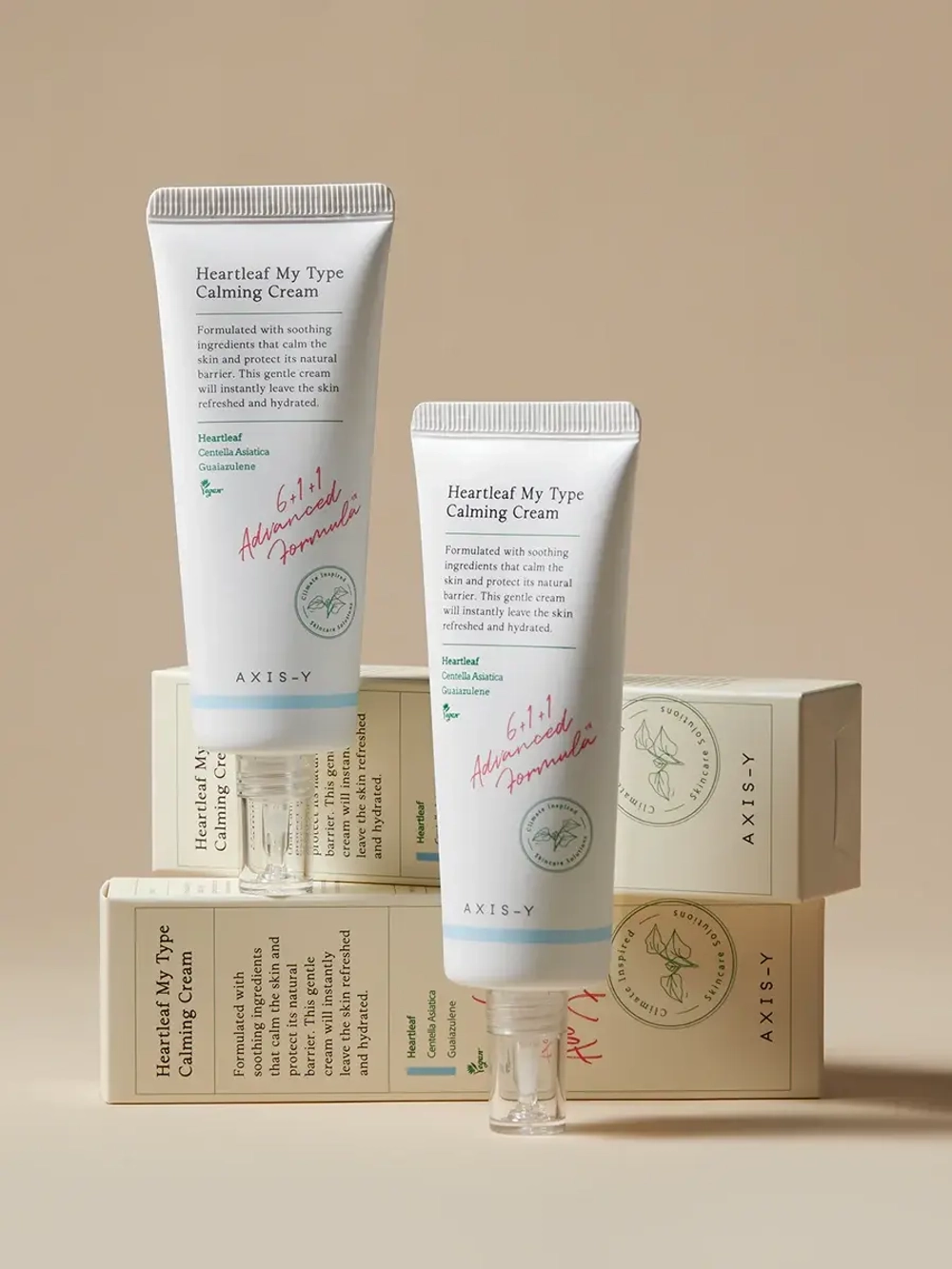 Axis-y Успокаивающий крем-гель с хауттюйнией Heartleaf My-Type Calming Cream 60 мл