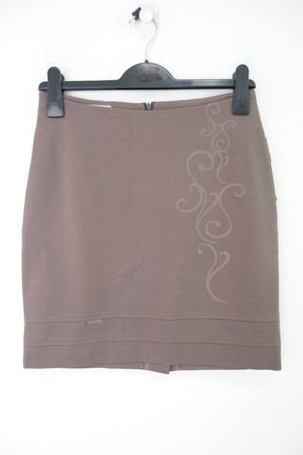 Юбка Island бежевая с узором 44 размер, новая