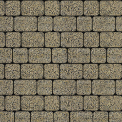 Тротуарная плитка КЛАССИКО - Гранит+ Желтый с черным, комплект из 2 видов плит