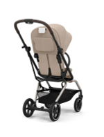 Коляска прогулочная Cybex Eezy S Twist+ 2 SLV (с дождевиком и бампером), Almond Beige
