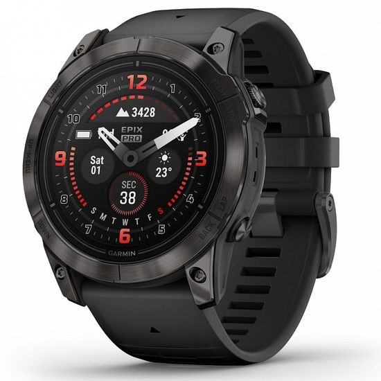 Garmin EPIX-2 Pro 51 Sapphire Carbon Grey/Black Band (010-02804-01)