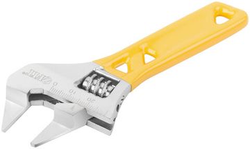 Ключ разводной "Ультра", CrV, укороченный, обточен. узкие губки, шкала, экстра увелич.захват 140 мм ( 30 мм )