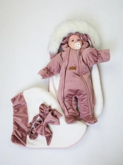 Конверт на выписку новорождённому зимний