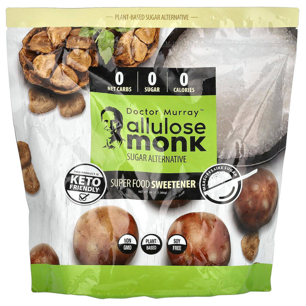 Dr. Murray's, Allulose Monk, заменитель сахара, 1,36 кг (48 унций)