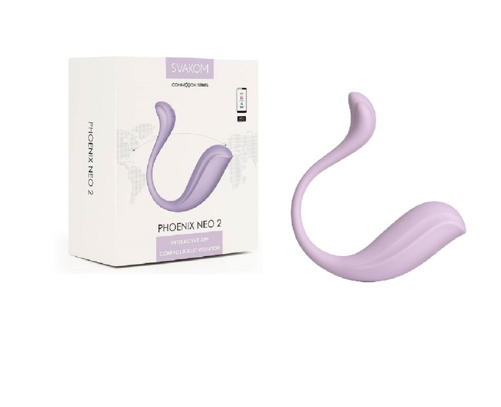 Вибромассажер интерактивный svakom phoenix neo 2 лиловый