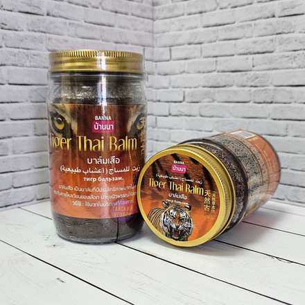 Бальзам BANNA черный Тигровый Tiger Thai Balm 200 гр