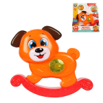 Качалка-Щенок песни из м/ф "Синий трактор" 50 песен, стихов, звуков, свет, коробка HT623-R (72) (Умка)