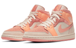 Кроссовки Jordan Air Jordan 1 Mid "Apricot Orange" (Женская размерная сетка)