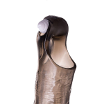 Закрытая дымчатая вибронасадка 15,5см с подхватом ToyFa XLover 748029