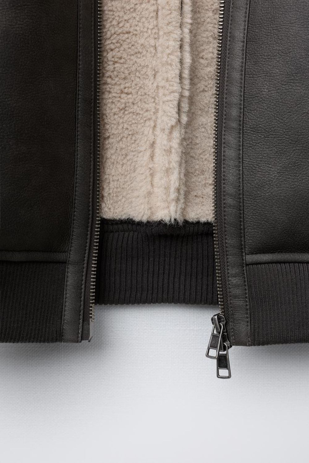 ZARA БОМБЕР, СЕРО-КОРИЧНЕВЫЙ