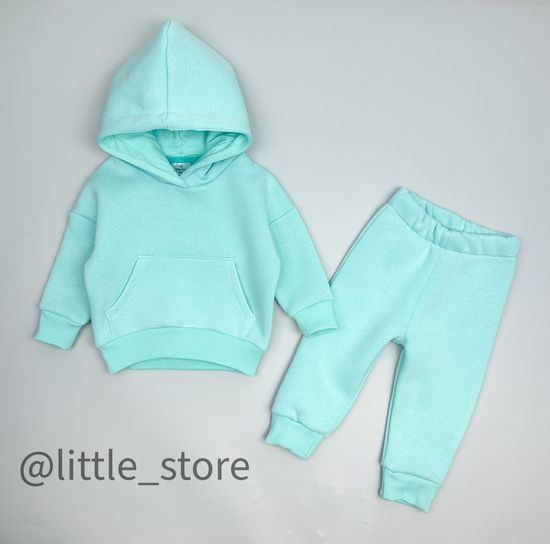 Комплект из футера с начесом "Bright" Мята