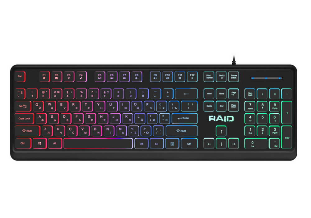 Клавиатура игровая проводная Defender "RAID" GK-778DL