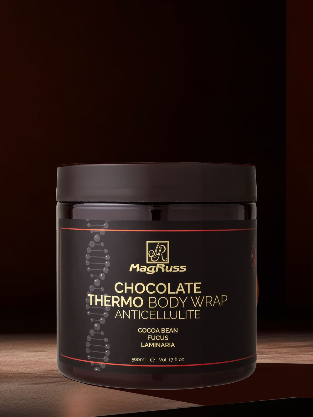 Magruss Горячее обертывание для тела антицеллюлитное, для похудения, шоколадное 500 мл