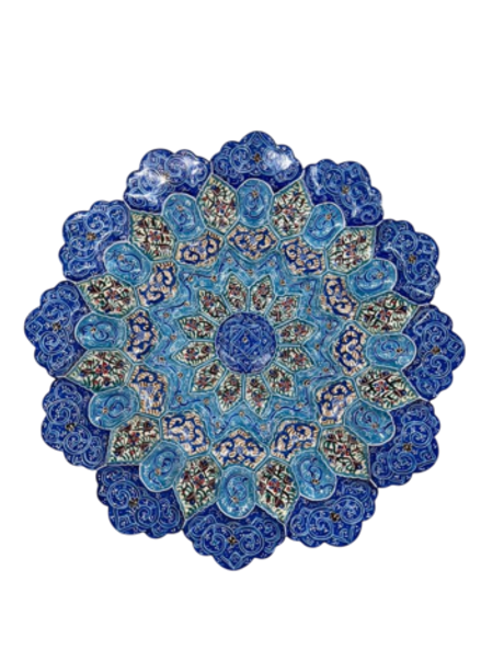 Тарелка минакари ручной работы из Исфахана (25 см) 181220252 Иран