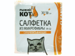 Салфетка из микрофибры 30*30см графит M-02