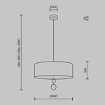 Подвесной светильник Maytoni MOD437PL-05B