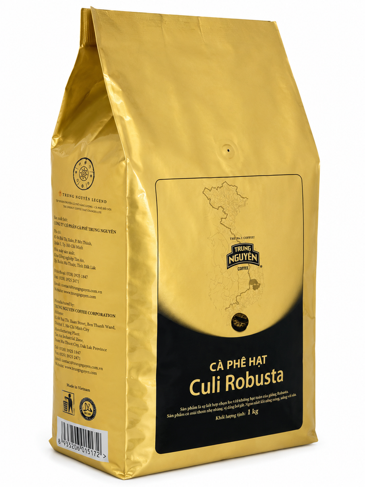 Кофе в зёрнах Trung Nguyen Culi Robusta 1 кг