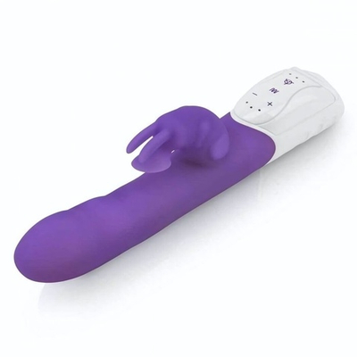 Фиолетовый вибромассажер с клиторальной стимуляцией Clitoral Suction Rabbit - 24,5 см. (Цвет: фиолетовый)