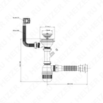 Сифон для мойки 3 1/2" BETTOSERB арт.125330