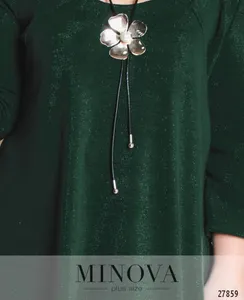 Платье 17-95-1-зеленый Minova